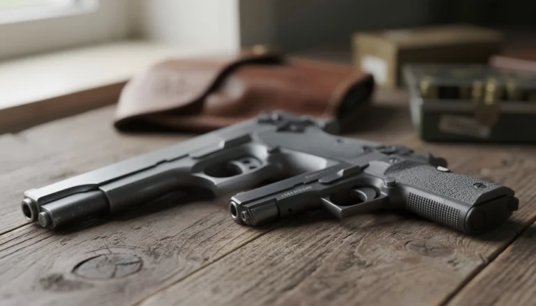 45 acp vs 9mm : le duel des calibres en défense personnelle